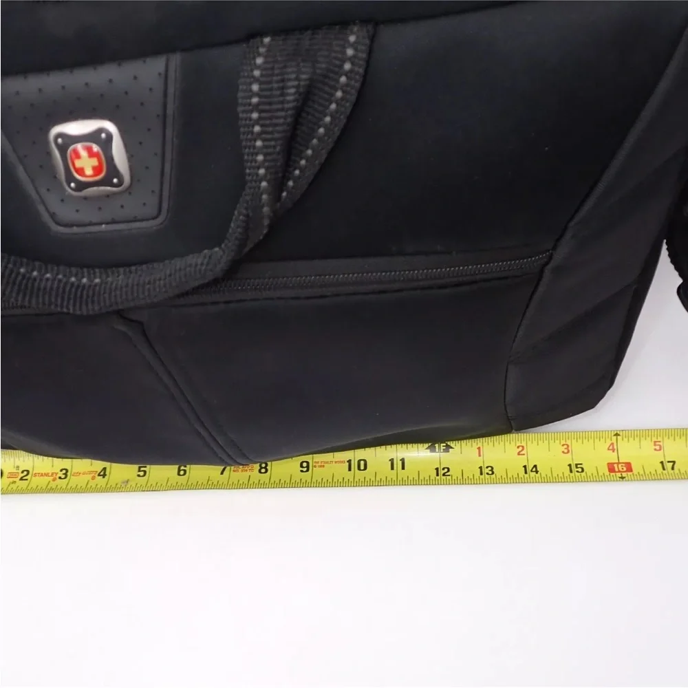 Swiss Gear Wenger Laptop Tablet Case Padded Black Shoulder Strap Crossbody